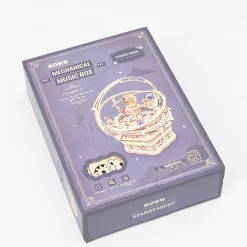 Sternennacht Mechanische Spieluhr Holzbausatz