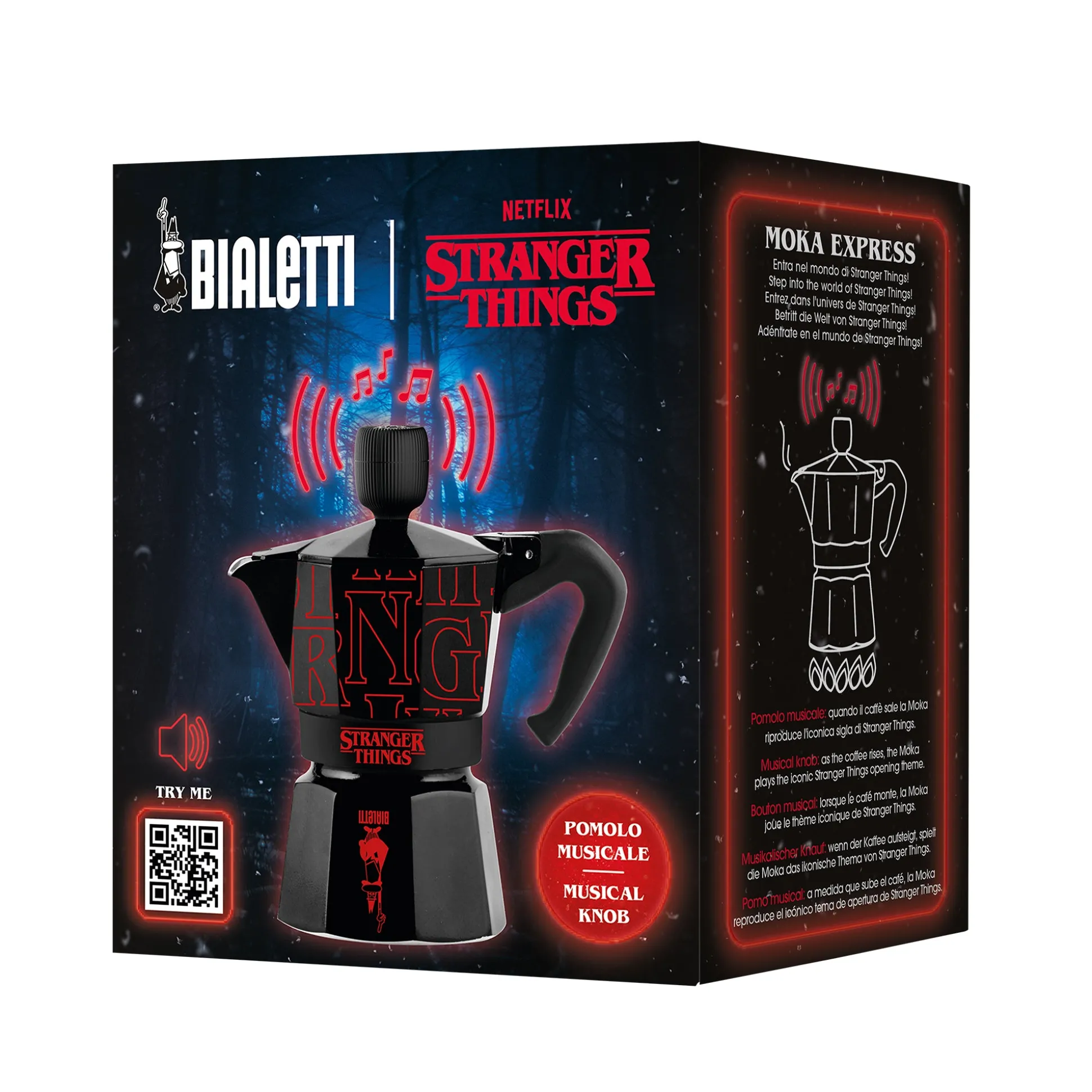 Stranger Things Original Bialetti Espressokocher mit Sound