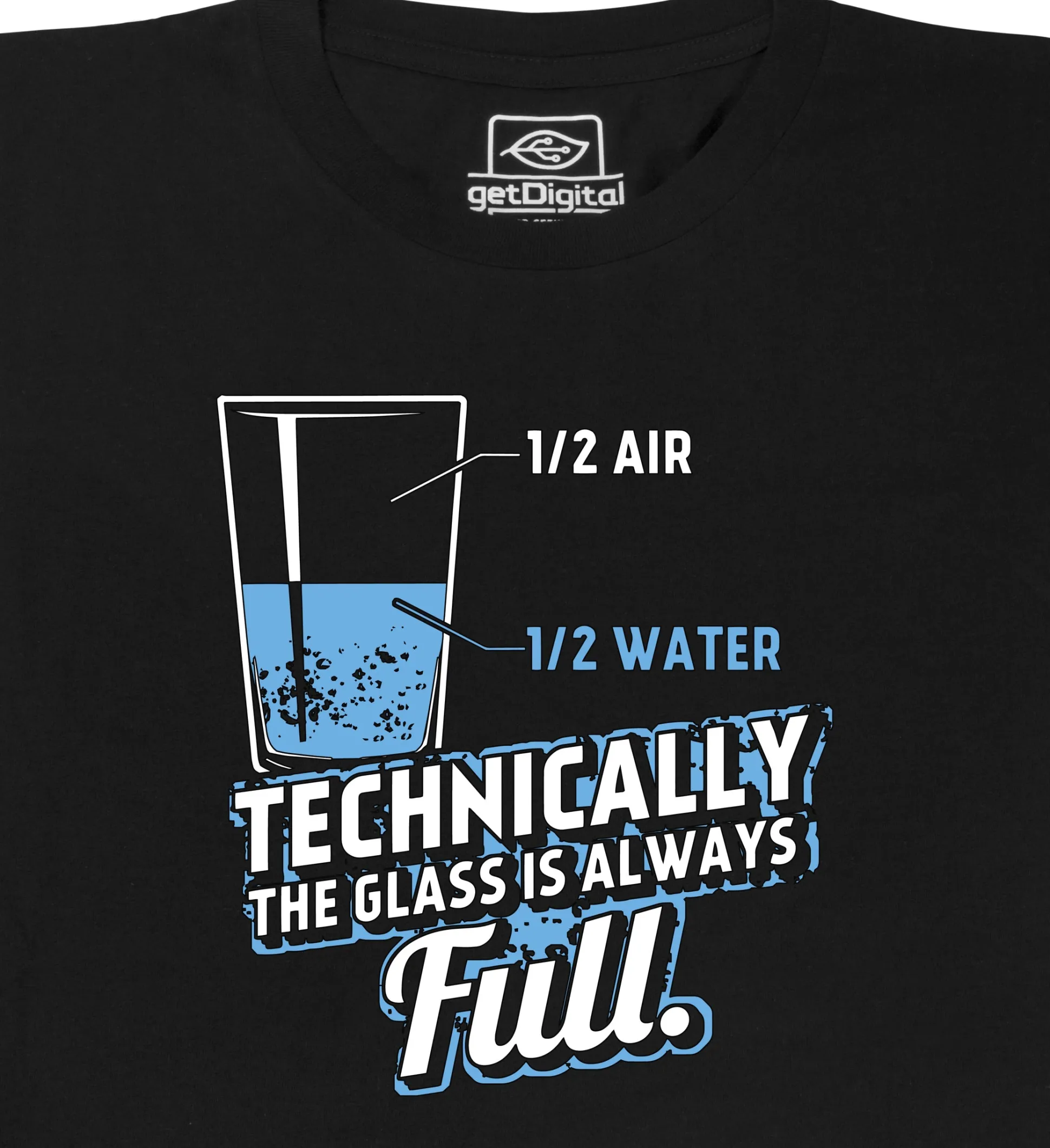 Technically the glass is always full