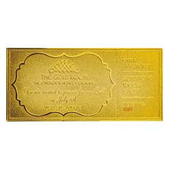 The Shining 24K vergoldetes Ticket