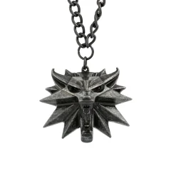 The Witcher 3 Wild Hunt Wolf Medaillon mit LED Augen