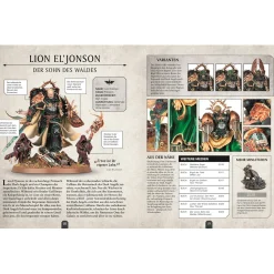 Warhammer 40k Lexikon der Figuren mit Leutnant Titus Miniatur